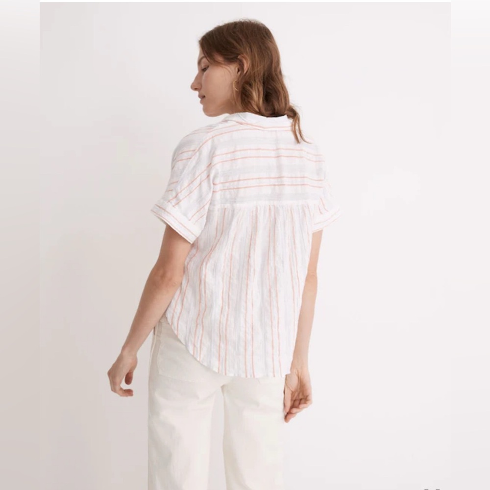 Madewell Courier button back top